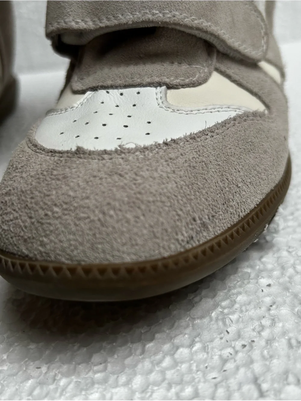 Isabel Marant Beige and Cream Suede Wedge Sneaker Boots 42. 10.5 US